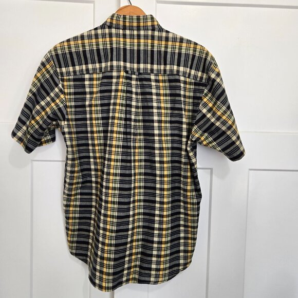 Pendleton Seaside Men's Large Madras Plaid Short Sleeve Camp Shirt Classic - Picture 3 of 8